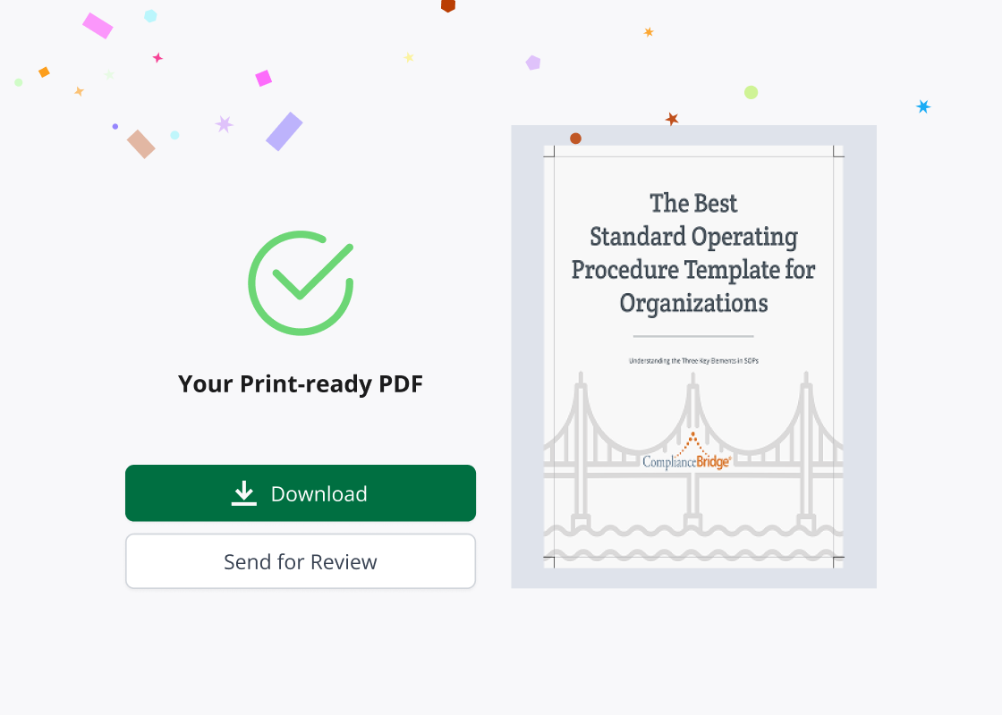 Print-ready PDF workflow